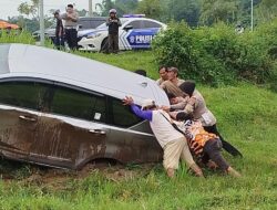 Kecelakaan di Jalan Raya Lingkar Timur, Pengendara Motor Alami Cedera Parah