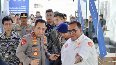Pastikan Kelancaran Mudik, Kapolri Tinjau Posko Pengamanan di Jalur Pantura Brebes