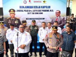Kapolri Kunjungi PT Tah Sung Hung, Solusi bagi Buruh Terdampak PHK
