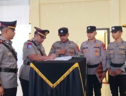 Mutasi di Polres Kuningan: Kabag Ops hingga Kapolsek Bergeser