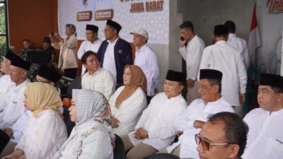 Bupati dan Wakil Bupati Kuningan Hadiri Halal Bihalal Gerindra Jabar di Tasikmalaya