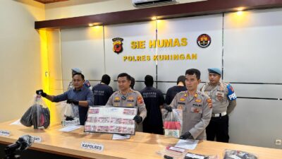 Polres Kuningan Bongkar Sindikat Uang Palsu, Empat Pelaku Diamankan