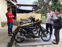 Polsek Cilimus Gagalkan Aksi Balap Liar, 8 Motor Diamankan