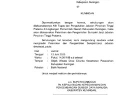 Bupati Kuningan Akan Lantik dan Kukuhkan Pejabat Pimpinan Tinggi Pratama di Objek Wisata Desa Cibuntu