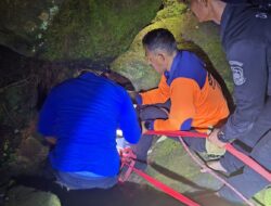 Peziarah Terjebak 7 Jam di Gua Naga Mas Kuningan, BPBD Berhasil Lakukan Evakuasi Dramatis