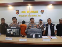 Polres Kuningan Ungkap Dua Kasus Peredaran Sabu, Total 181 Gram Barang Bukti Diamankan