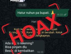 Nomor WhatsApp Bupati Kuningan Diretas, Masyarakat Diminta Waspada