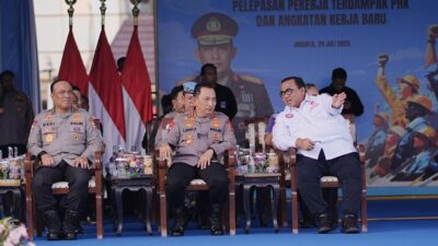 Kapolri Berangkatkan 1.575 Buruh ke Tempat Kerja Baru: Simbol Dukungan Negara untuk Pekerja