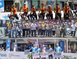 Meriah, Ribuan Warga Padati Jalur Tour de Linggarjati 2025