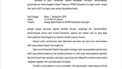Sidang Paripurna Hari Jadi Kuningan Ditunda Demi Kedamaian dan Kebersamaan