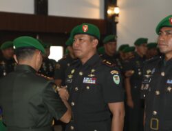 Letkol Arh Hafda Prima Agung Resmi Jabat Dandim 0615/Kuningan Gantikan Letkol Arh Kiki Aji Wiryaman