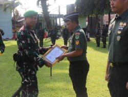 Kodim 0615/Kuningan Lepas Tiga Personel, Dandim Tekankan Profesionalisme dan Disiplin Prajurit