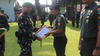 Kodim 0615/Kuningan Lepas Tiga Personel, Dandim Tekankan Profesionalisme dan Disiplin Prajurit
