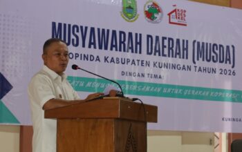Bupati Dian: Musda Dekopinda Harus Hentikan Sekat dan Tentukan Masa Depan Koperasi Kuningan