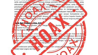 Beredar Surat Mutasi ASN Sekolah, Pemkab Kuningan Pastikan Hoaks