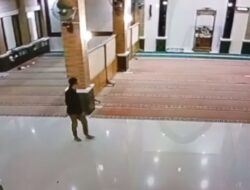 Kotak Amal Tiga Tempat Ibadah di Karangmangu Dibobol Maling dalam Satu Malam, Aksi Terekam CCTV