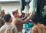 Razia Ramp Check di Kuningan, Polisi Temukan Dua Bus Belum Perpanjang KIR