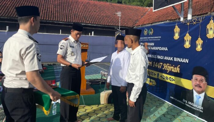 334 Warga Binaan Lapas Kuningan Terima Remisi Idul Fitri