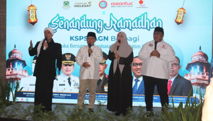 KSPSI Kuningan Gelar Senandung Ramadan Bersama Opick, Bupati Soroti Kepedulian Sosial Buruh