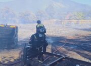 Pabrik Kayu di Kuningan Terbakar, 15 Saung Penjemuran Vinil Hangus Lahap Api