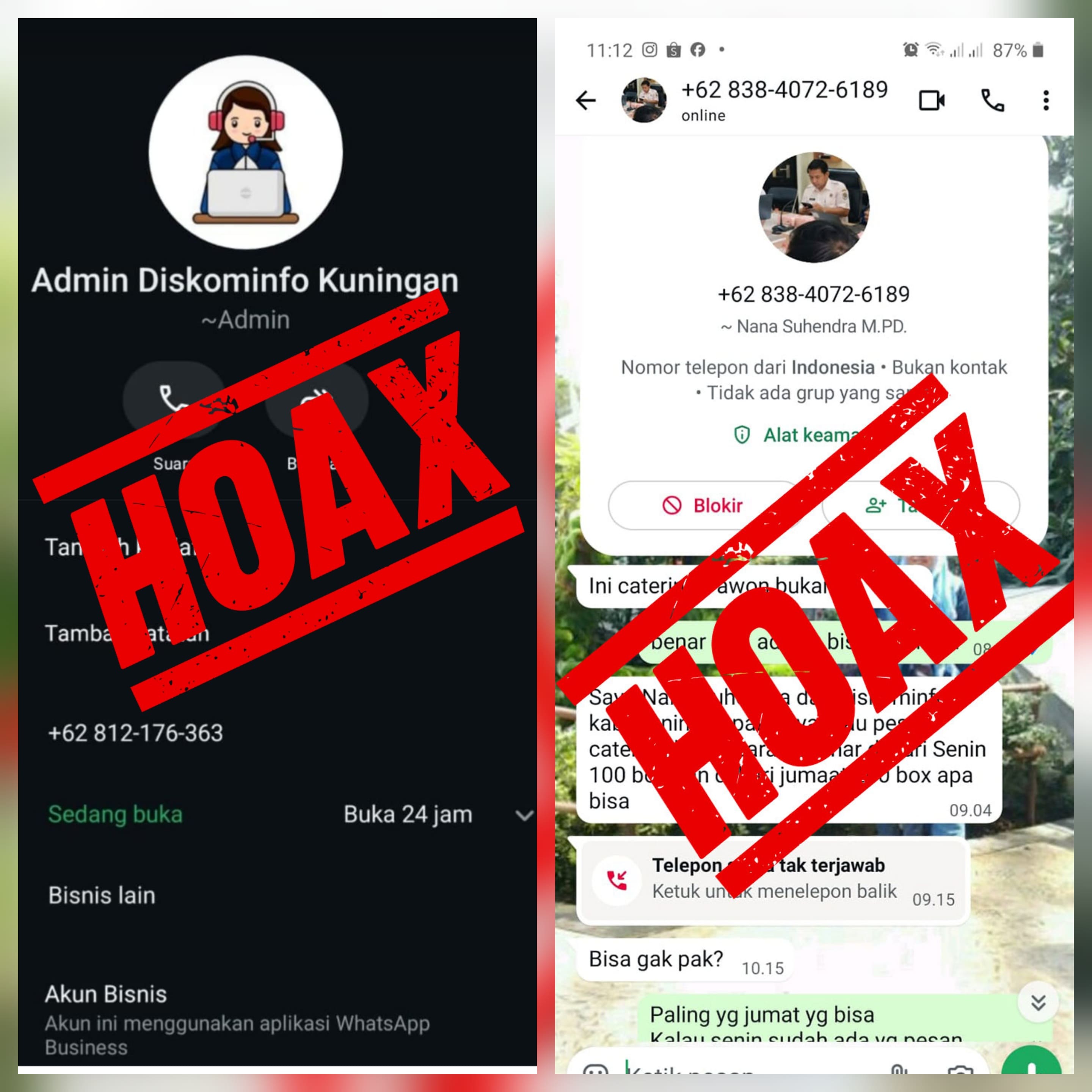 Kemarin Incar Password OPD, Kini Penipu Catut Diskominfo Kuningan Pesan Ratusan Nasi Kotak